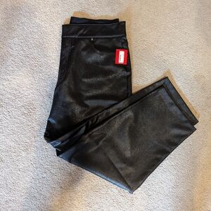 NWT Spanx faux leather leggings, 1X